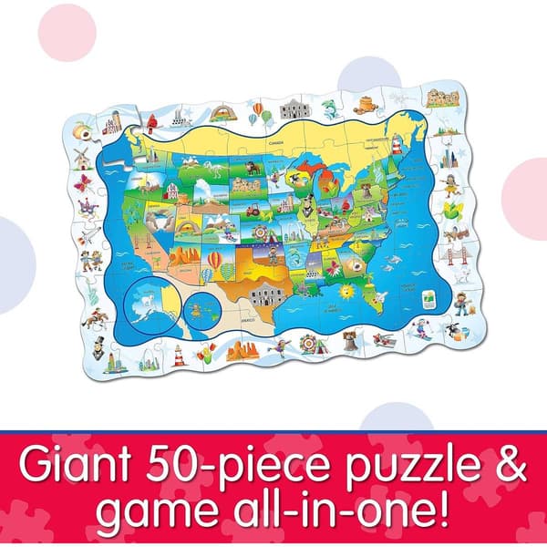 The Learning Journey Puzzle Doubles! - Find It! USA - 50 Piece