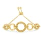Diamond Classics™ Yellow Plated Adjustable Bracelet - image 2