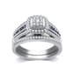 Nova Star(R) Sterling Silver 3/8ctw. Lab Diamond Wedding Set - image 1