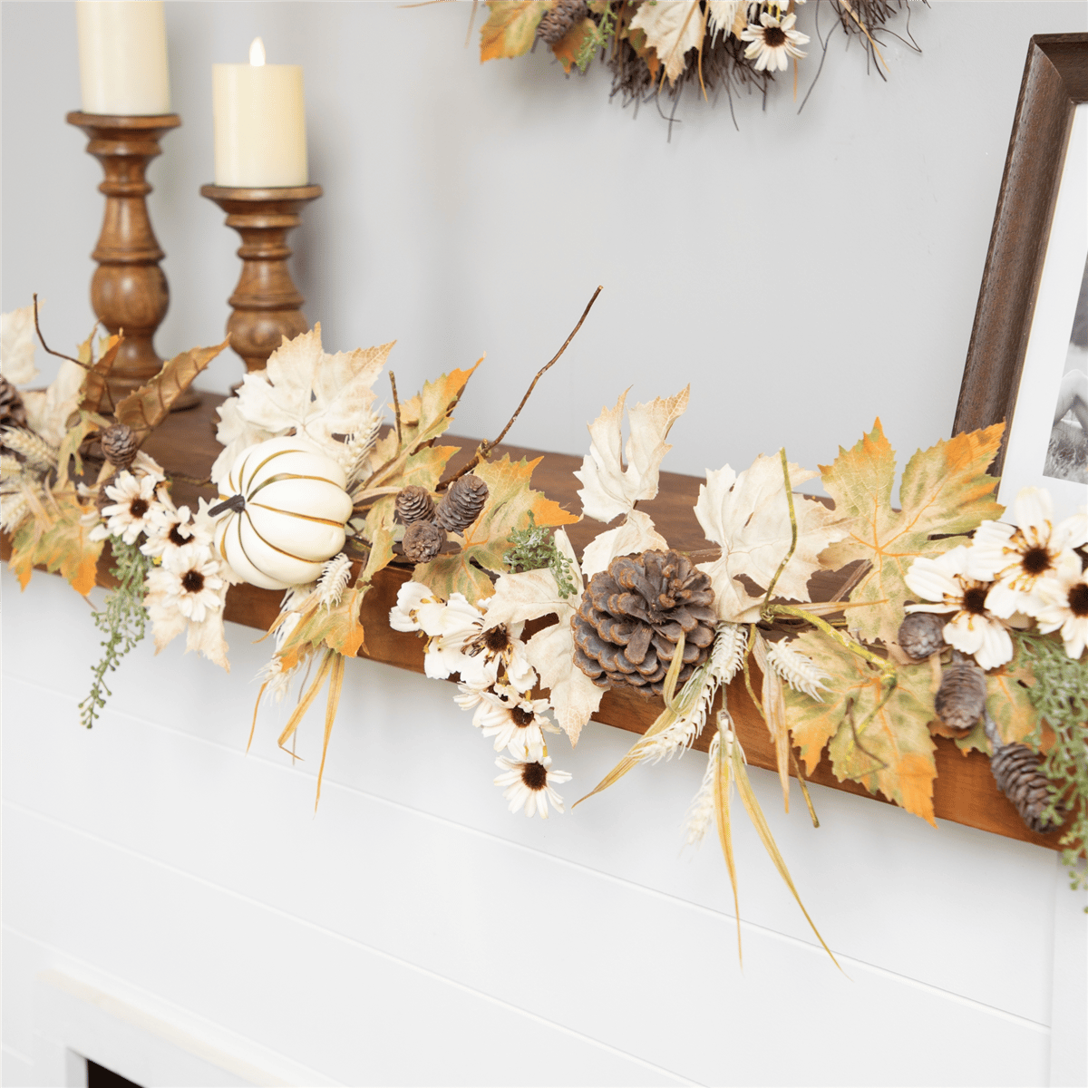 Northlight Pumpkin & Pinecone Garland - Thumbnail 5