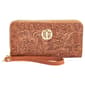 Womens Deluxity Tooled Medallion Wallet - image 1