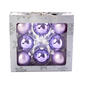 8ct. 2.6in. Solid Glass Ball Ornament - Lavender - image 1