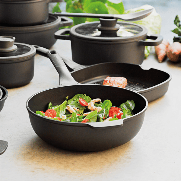 BergHOFF Leo Stone+ 2pc. Nonstick Ceramic Stir Fry Set