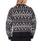 Womens Vince Camuto Long Sleeve Diamond Ski Sweater - image 2