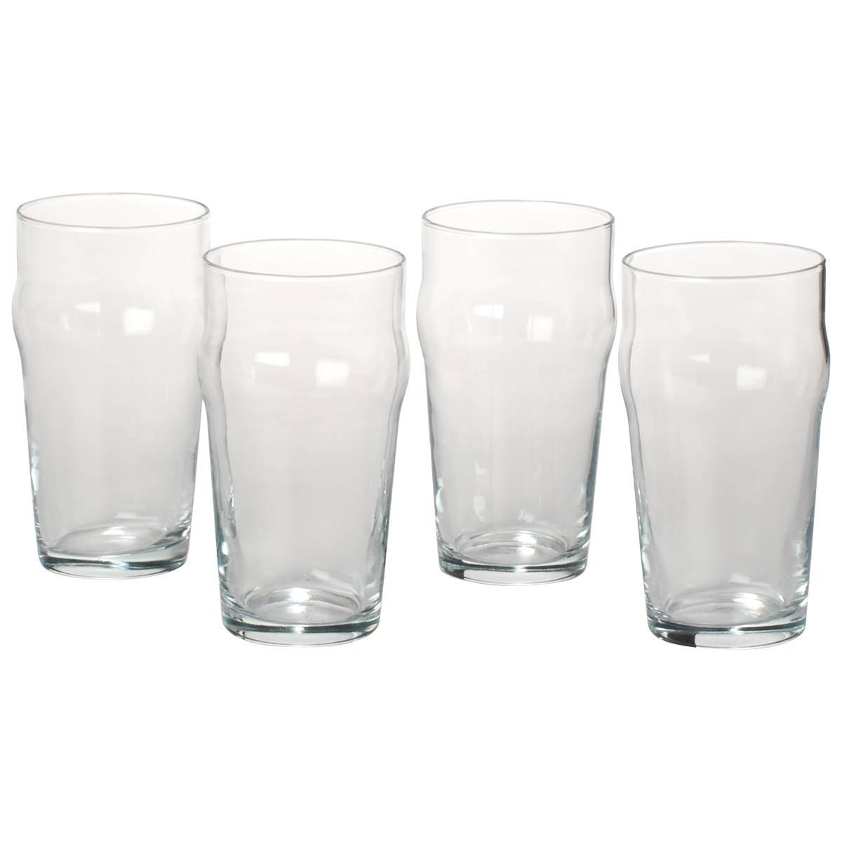Home Essentials Basic 19.25oz.Pilsner Glasses - Set of 4