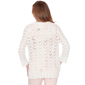 Womens Emaline Enchanted Bloom 3/4 Sleeve Pointelle Cardigan - image 1
