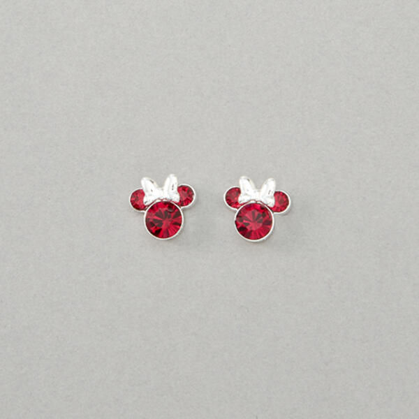 Disney Minnie Mouse July Birthstone Stud Earrings - image 