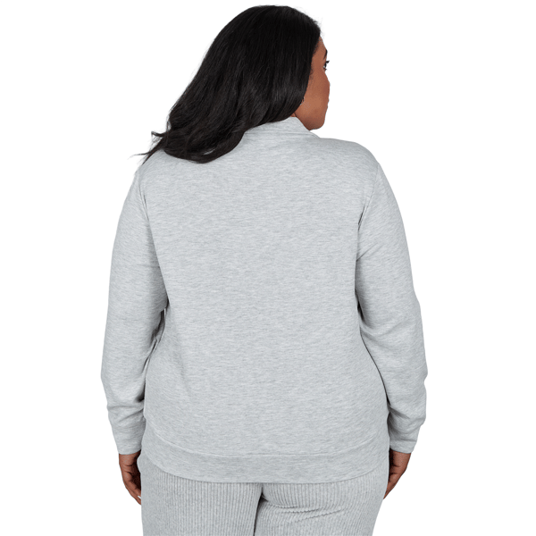Plus Size Alfred Dunner Weekend Warrior Pullover Sweatshirt