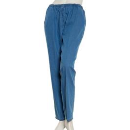 Plus Size Components Denim Pull On Casual Pants