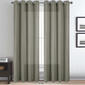 Modern Antiquity Faux Linen Grommet Panel Curtain - image 5