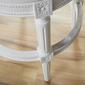 New Ridge Home Goods Chapman Bar-Height Swivel Barstool - White - image 4