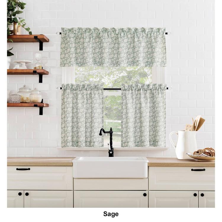 Marist Floral Kitchen Curtains
