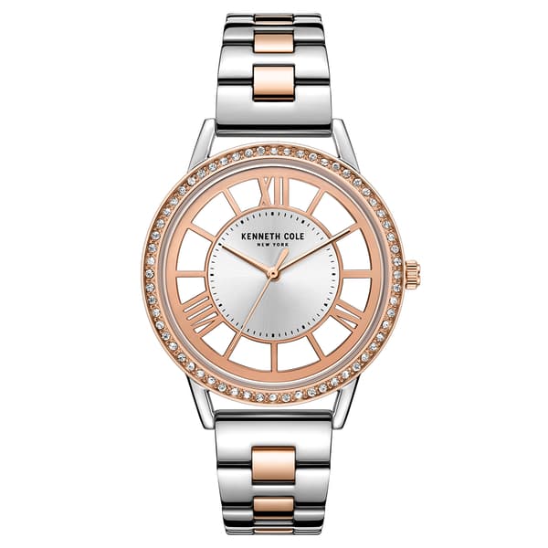 Womens Kenneth Cole&#40;R&#41; Silver/Rose Gold Watch - KC51149002 - image 