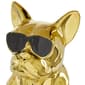 9th & Pike® Gold Ceramic Glam Dog Sculpture - image 4
