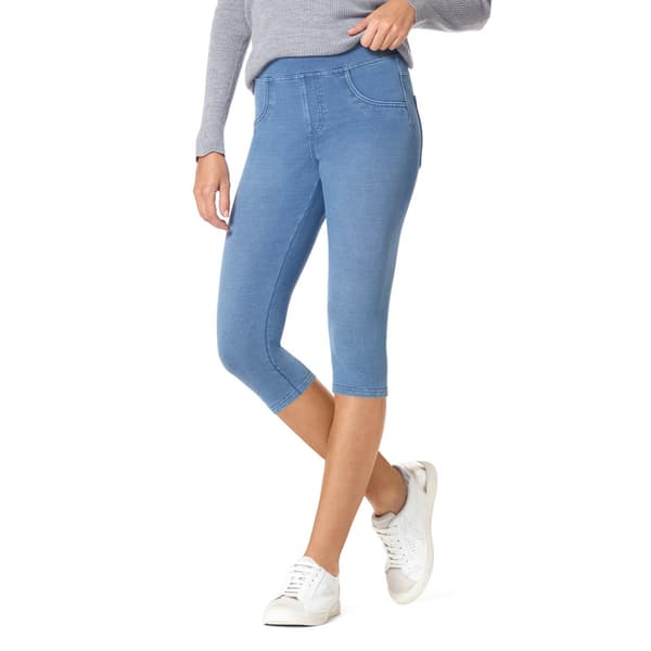 Womens HUE® Denim Capri Leggings