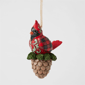 Jim Shore Heartwood Creek Highland Cardinal Christmas Ornament - image 2