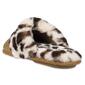 Womens Jessica Simpson Mircosuede Scuff Leopard Collar Slippers - image 3