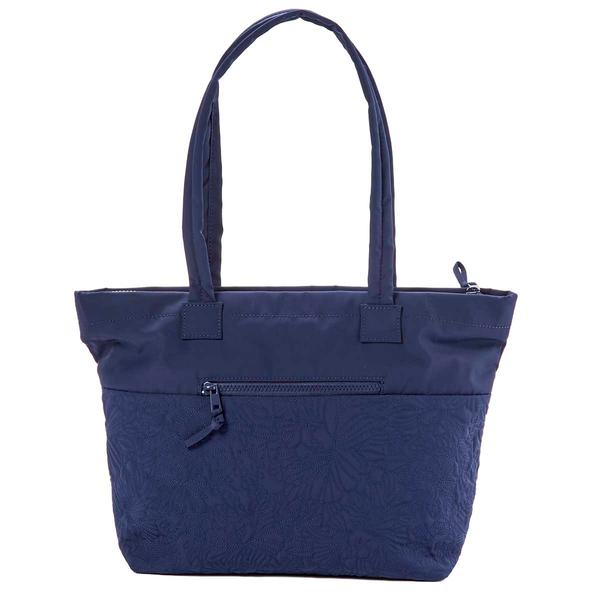 The Sak Banyan Medium Metro Tote - Navy Flower