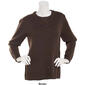 Plus Size Linda Matthews Long Sleeve Button Front Solid Cardigan - image 4