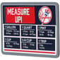 Open Road Yankees Embossed Metal Cooking Measurements Magnet - image 2