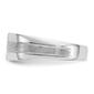 Mens Gentlemens Classics™ 14kt. White Gold Polished &amp; Satin Ring - image 3