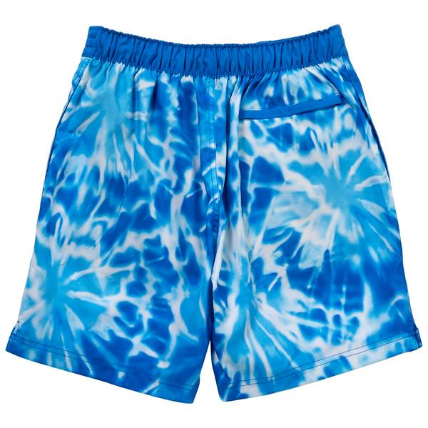 Tie-dye Pattern Swim Shorts, Men's Size Medium polyester Beige type Vintage Second Hand
