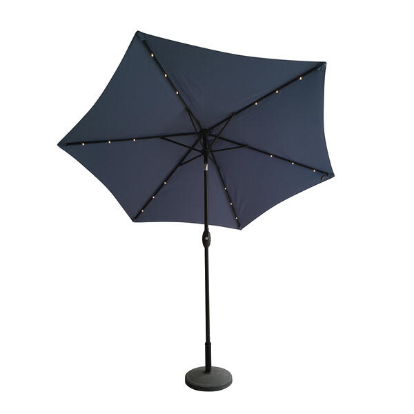 9ft. LED Market Umbrella Slate - image 