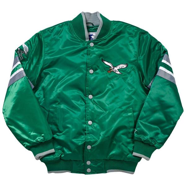 Mens Starter&#40;R&#41; Eagles Scout 1 Varsity Jacket - image 