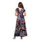 Womens 24/7Comfort Apparel Black Paisley Empire Waist Maxi Dress - image 2