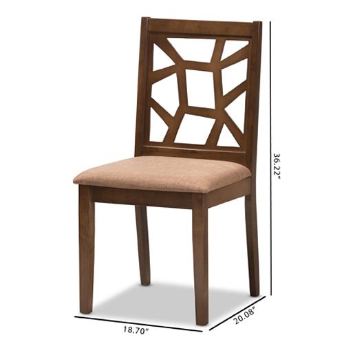 Baxton Studio Abilene Dining Chairs - Set of 2