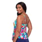 Womens TrimShaper Tropical Treasure Ronnie Tier Tankini Swim Top - image 3