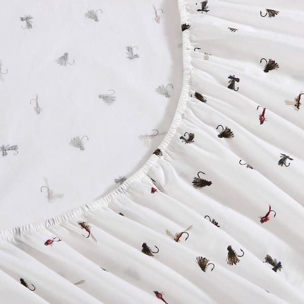 Eddie Bauer Fishing Flies Cotton Percale Sheet Set