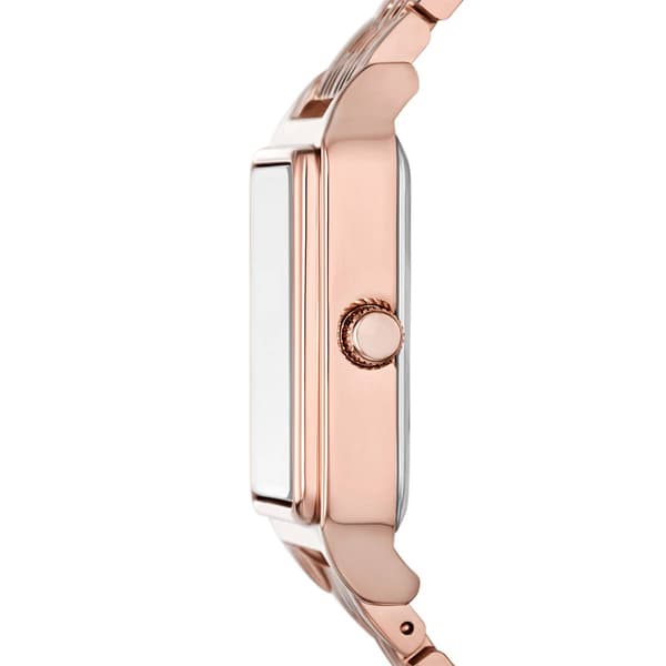 Womens Folio Rose Gold-Tone Watch & Bracelet Set - FMDFL2085