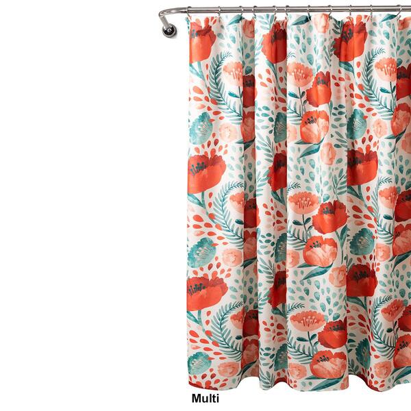 Lush Décor® Poppy Garden Shower Curtain