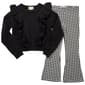 Girls &#40;7-12&#41; BTween&#40;R&#41; Front Ruffle Ribbed Sweater & Flare Leggings - image 1
