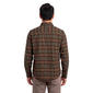 Young Mens Architect® Jean Co. Flannel Shirt - Olive/Orange - image 2