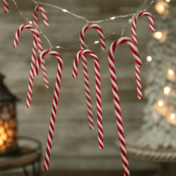 Northlight 3ft. LED Micro Fairy Candy Cane Christmas Lights