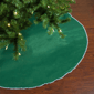 Northlight 48in. Shell Reversible Christmas Tree Skirt - image 3