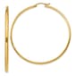 Gold Classics(tm) 56mm. 14kt. Gold Polished Hoop Earrings - image 1
