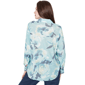 Womens Skye’s the Limit Fresh Start Abstract Button Blouse - image 2