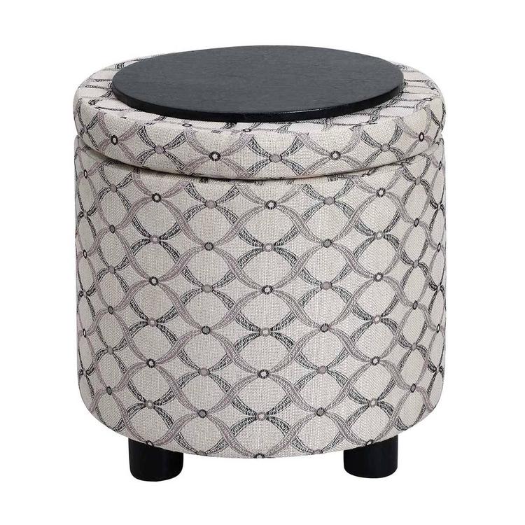 Convenience Concepts Designs4Comfort Geometric Storage Ottoman