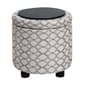 Convenience Concepts Designs4Comfort Geometric Storage Ottoman - image 4