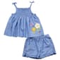 Girls (4-6x) Kids Headquarters(R) 2pc. Denim Smocked Tank w/ Shorts - image 1