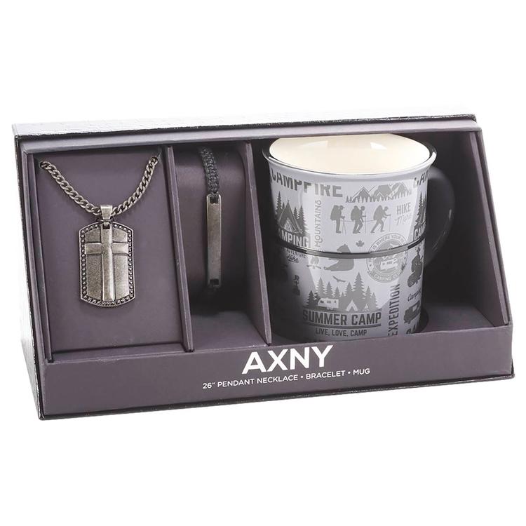 Mens Gentlemen''s Classics(tm) Necklace/Bracelet/Cup Set