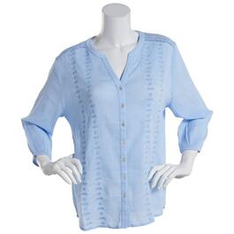 Womens Preswick &amp; Moore 3/4 Sleeve Gauze Shirt