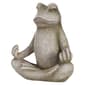 Hi-Line Gift Frog Sitting in Lotus Position Garden Statue - image 3