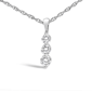 Haus of Brilliance Lab Grown Diamond 3-Stone Pendant Necklace - image 2