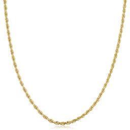 Gold Classics(tm) 10kt. Gold Semi Solid Rope Necklace