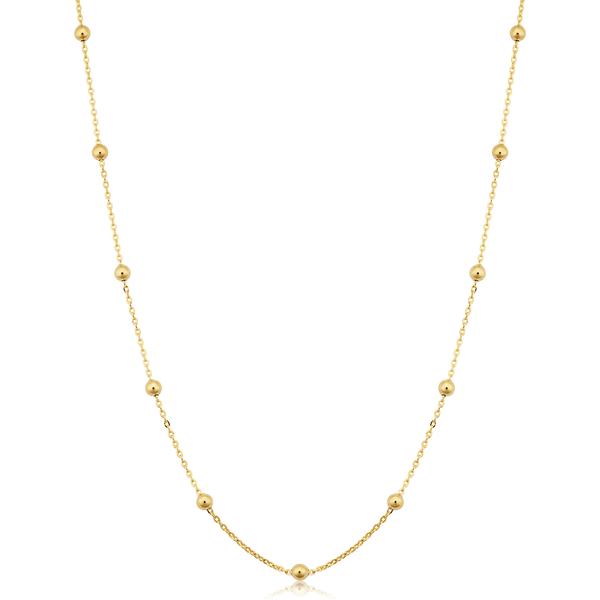 Gold Classics(tm) 14kt. Gold Filled 16in. Rosary Chain Necklace - image 