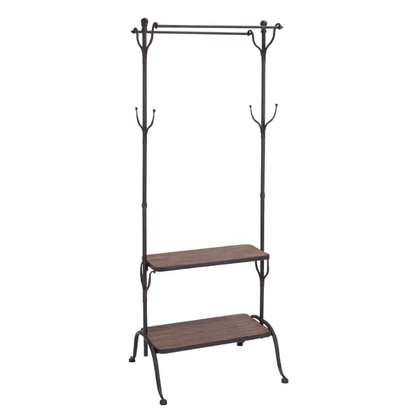 9th & Pike&#40;R&#41; Black Wooden Clothes Rack